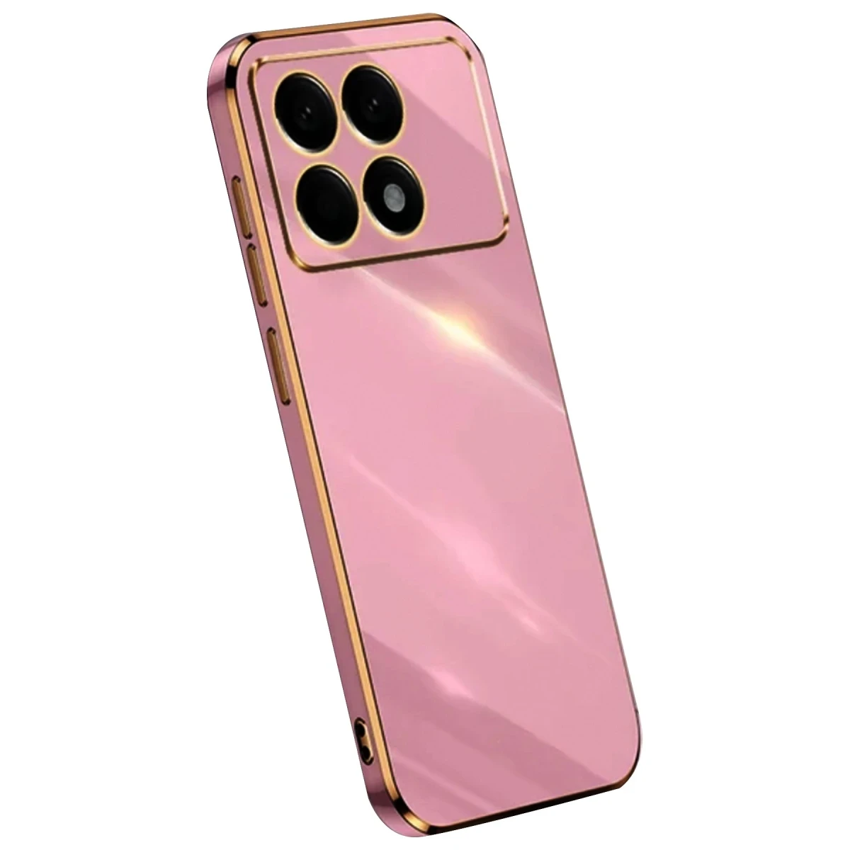 Xiaomi Poco X6 Pro Kılıf Volet Silikon - Mor