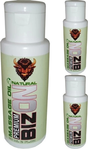 Bizon Premium 60 ml Bizon 3 Kutu Masaj Yağı