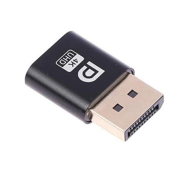 PM-29415 Displayport 4K Uhd Dummy Plug Sanal Monitör Ekran Kartı Emülatörü