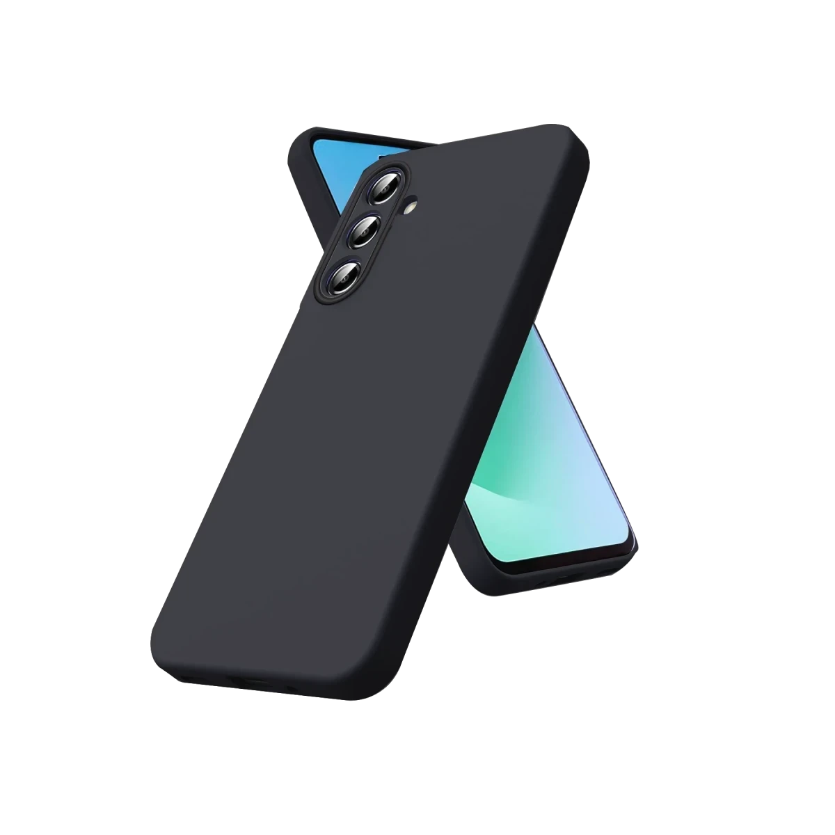 Samsung Galaxy S26 Nano içi Kadife Silikon - Siyah