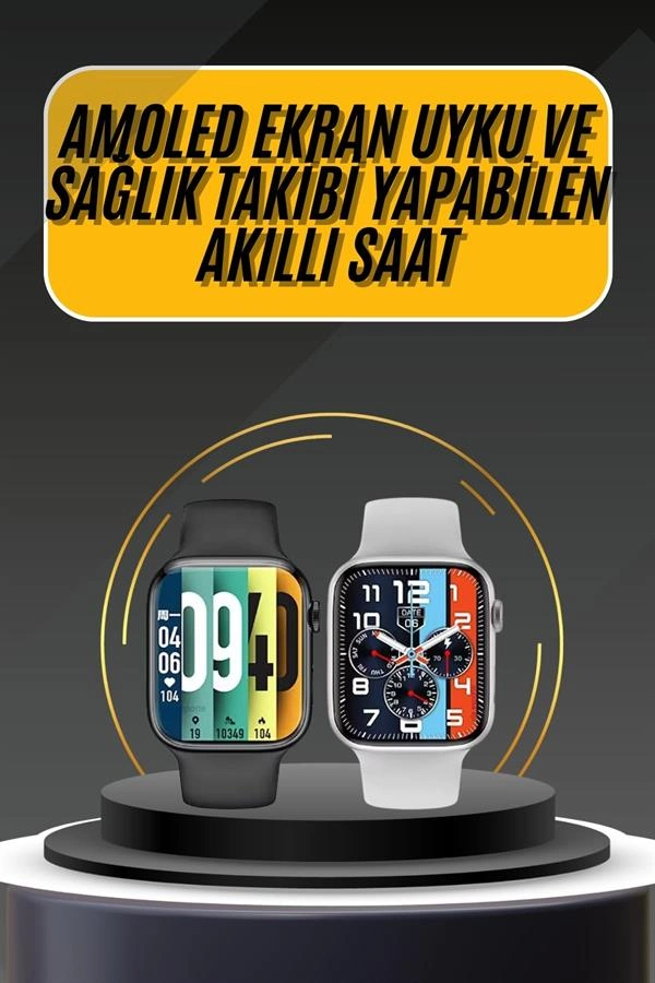 Yeni Nesil Akıllı Saat Android ve İOS Uyumlu Titreşimli Alarm
