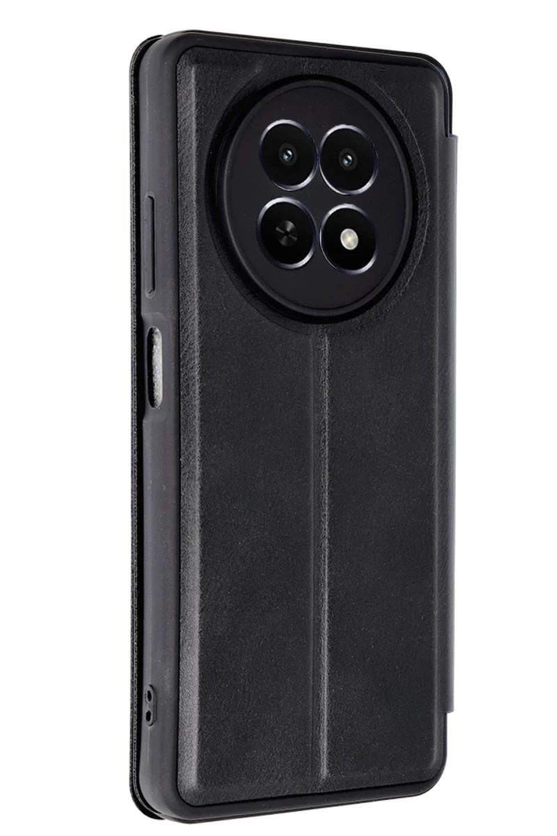 Realme 12 5G Uyumlu Kılıf Flip Cover - Siyah