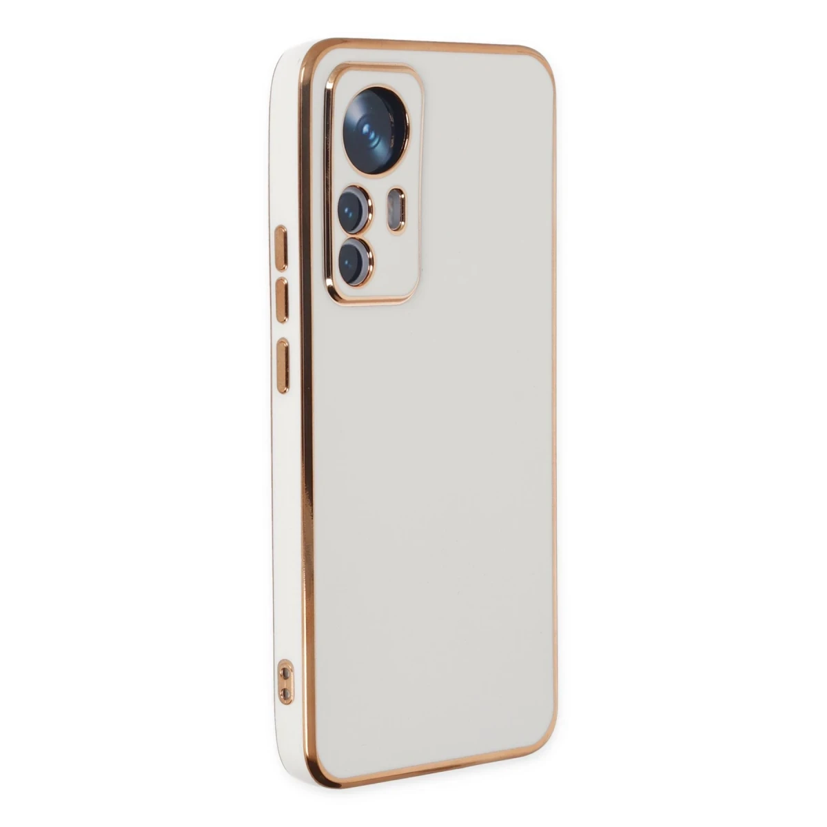 Xiaomi Mi 12T Pro Kılıf Volet Silikon - Beyaz
