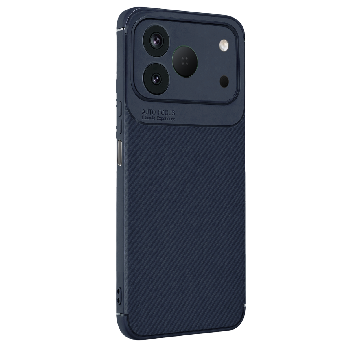 Tecno Spark 50 4G Auto Focus Karbon Kapak - Lacivert
