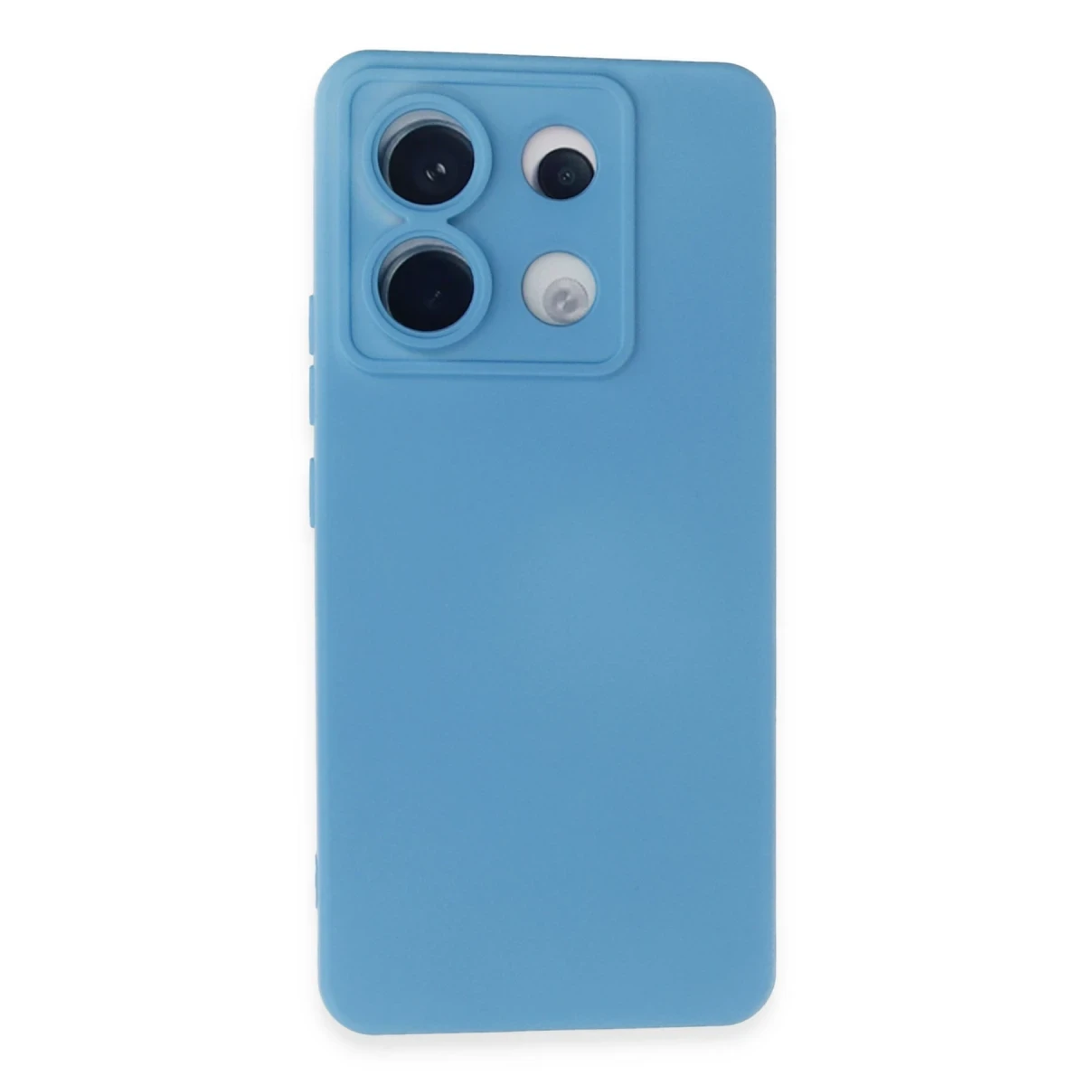 Xiaomi Redmi Note 13 Pro 5G Kılıf Nano içi Kadife Silikon - Mavi