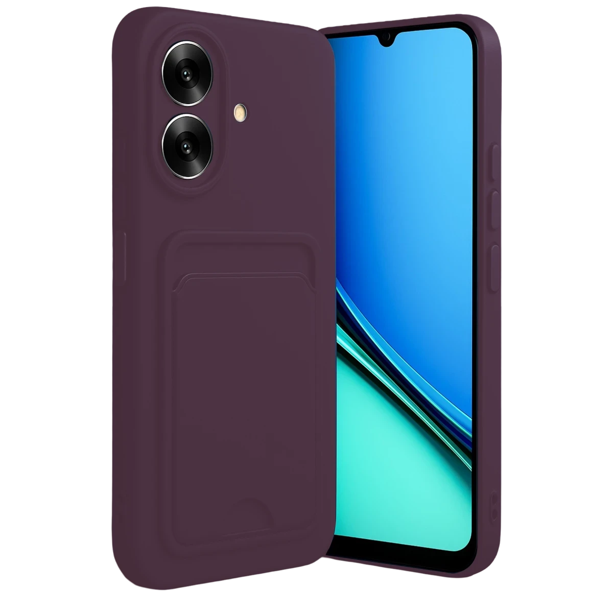 Realme Note 60 Kelvin Kartvizitli Silikon - Derin Mor
