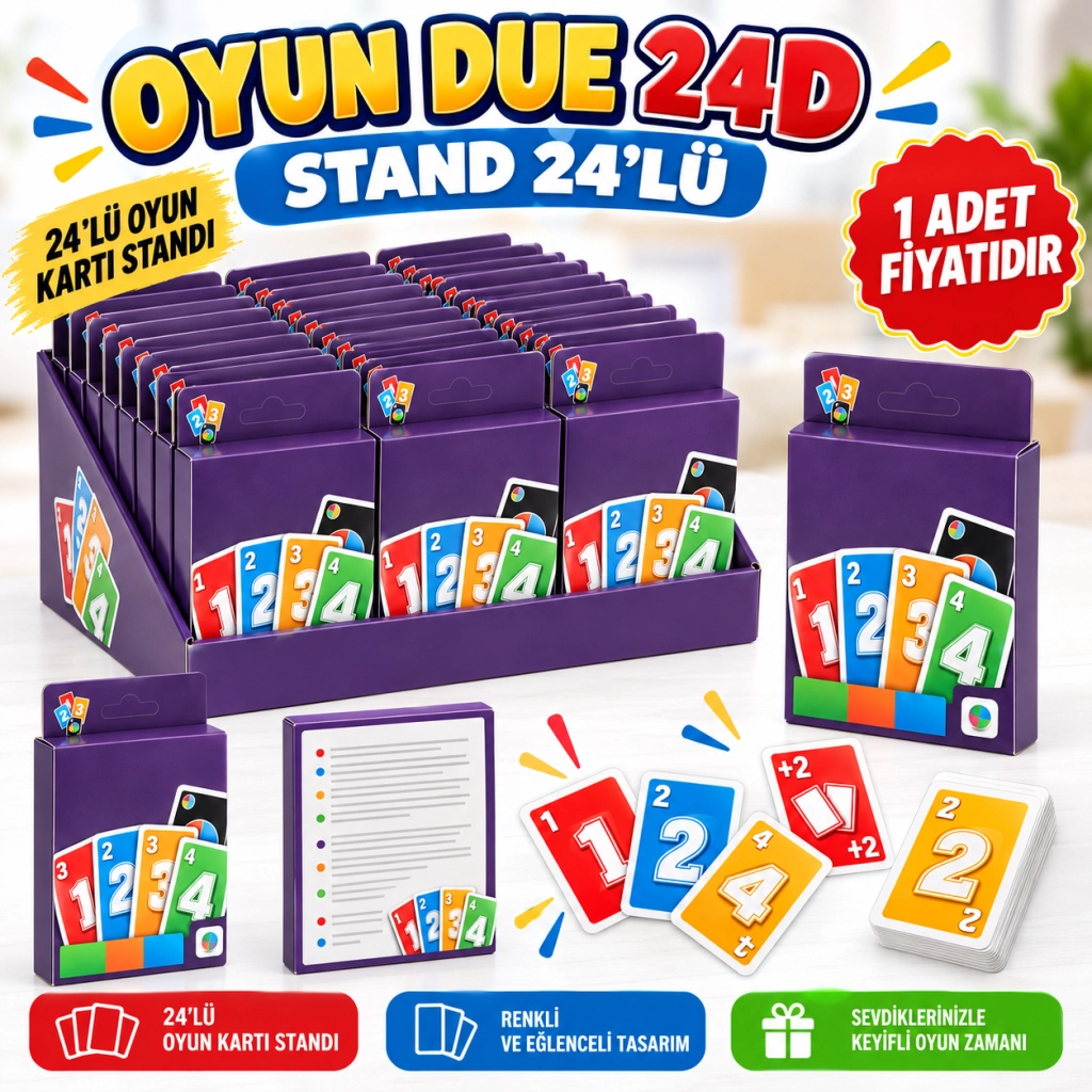 Oyun Standı 24 Lü Set 1 Adet Oyun Ekipmanı