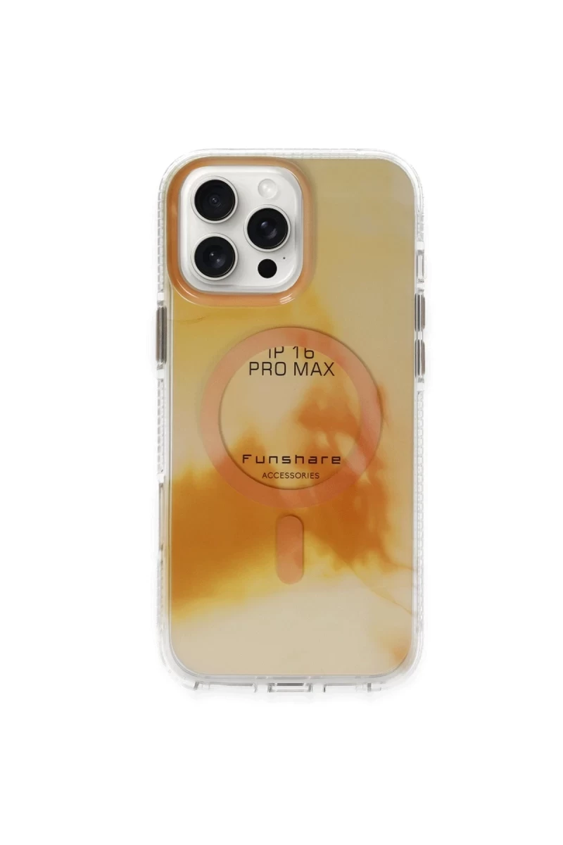 Joko Apple iPhone 16 Pro Max Uyumlu Phantom Magsafe Kapak - Gold