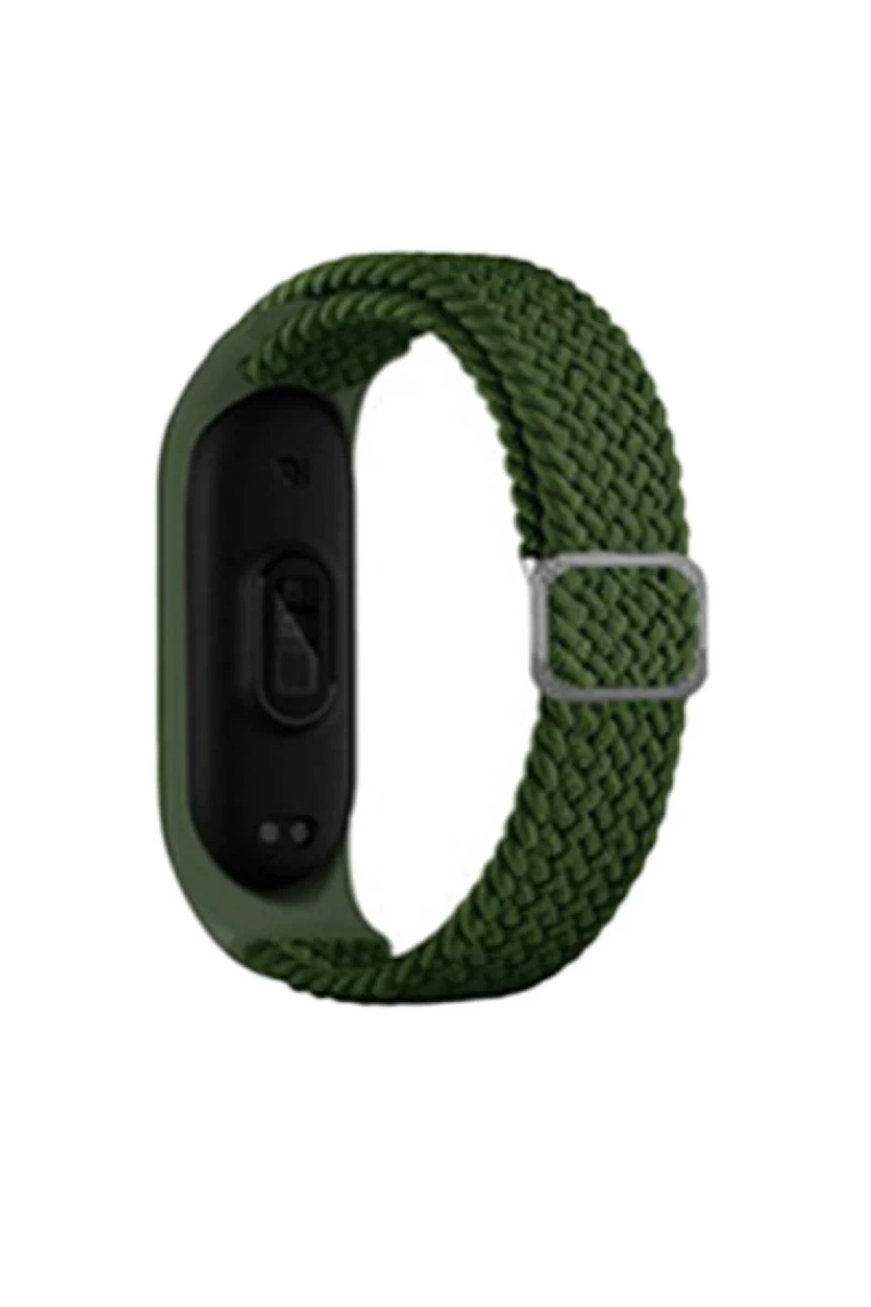Xiaomi Mi Band 4 Uyumlu Star Kordon - Koyu Yeşil