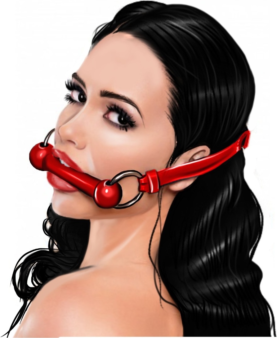 Hintohu Fantezi Deri Kemerli Siyah Ahşap Ağız Tıkacı Fetish Fantasy Wooden Mouth Plug M44