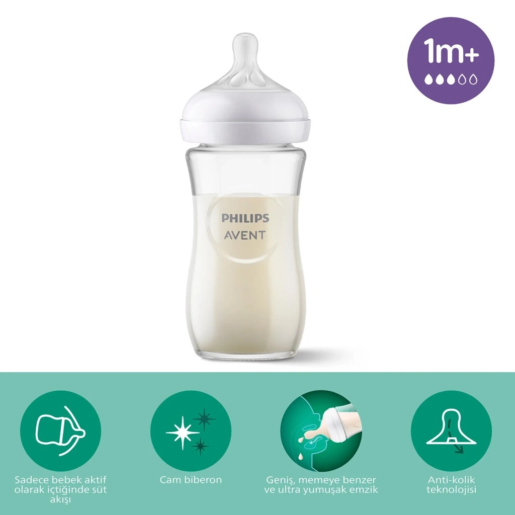 Natural Response Cam Biberon 240 ml 1+ İçin