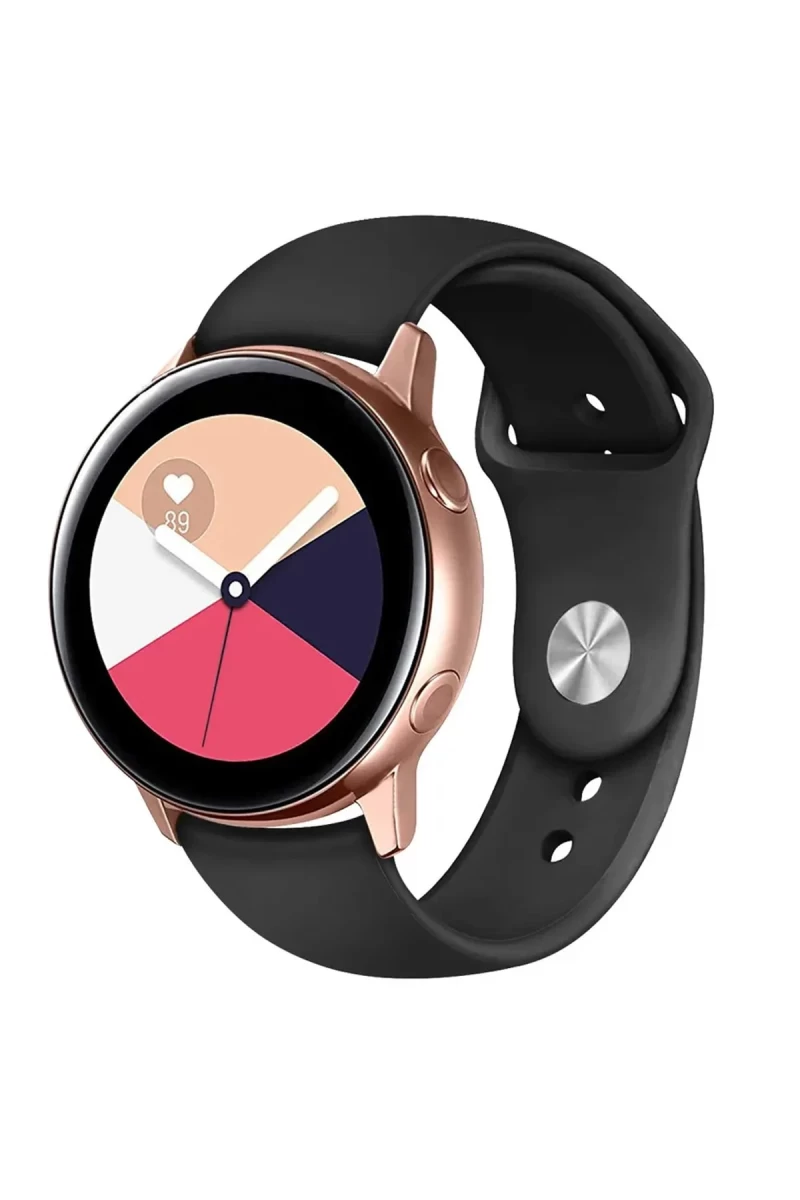 Watch 20mm Uyumlu Klasik Kordon - Siyah