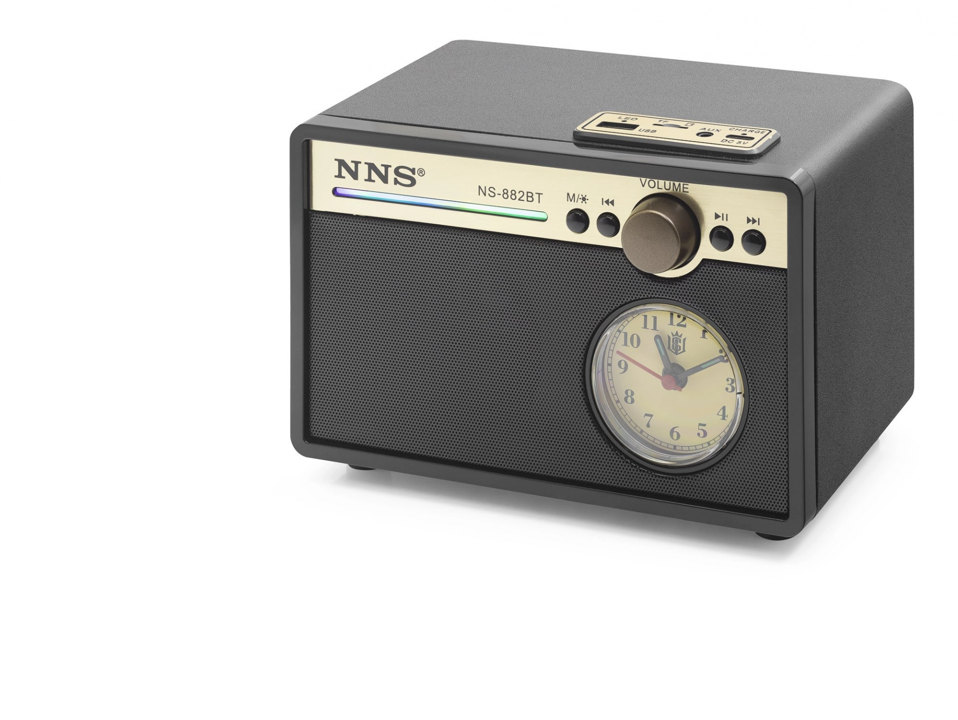 Retro Tasarım Bluetooth Hoparlör 18.7 Cm Fm Radyo
