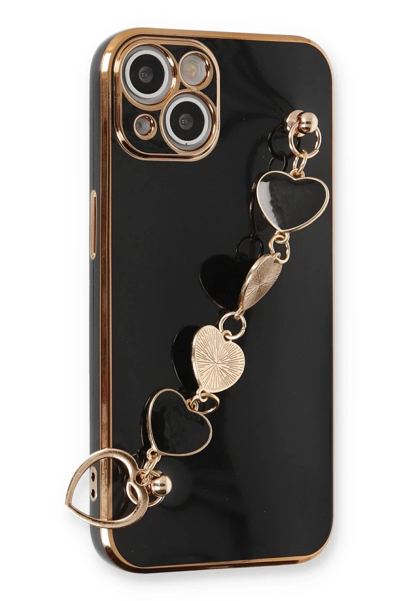 Apple iPhone 14 Uyumlu Kılıf Esila Silikon - Siyah