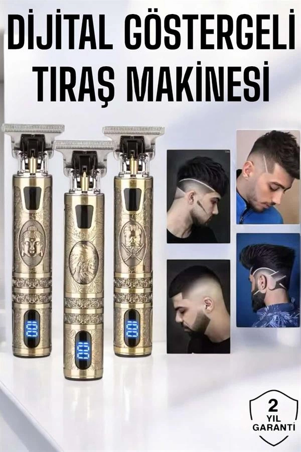 Şarjlı Tıraş Makinesi Paslanmaz Çelik Uzun Ömürlü
