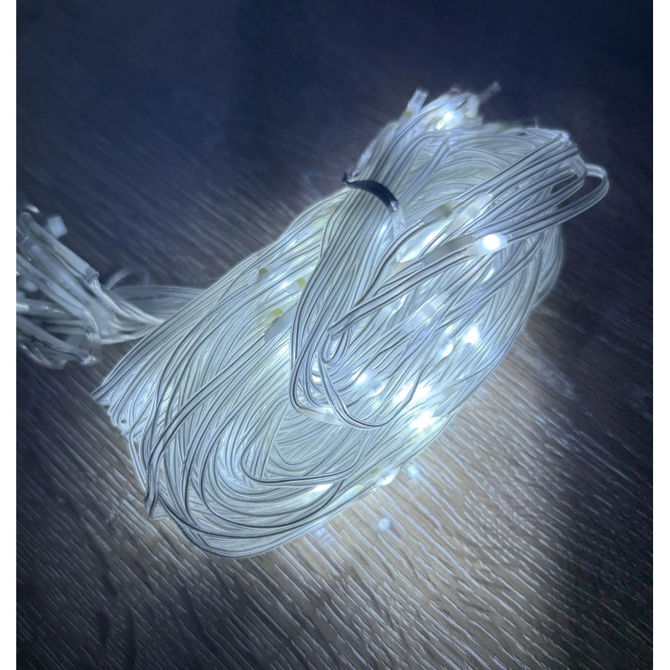 Beyaz Işık 2x2 Perde Led 192 Led
