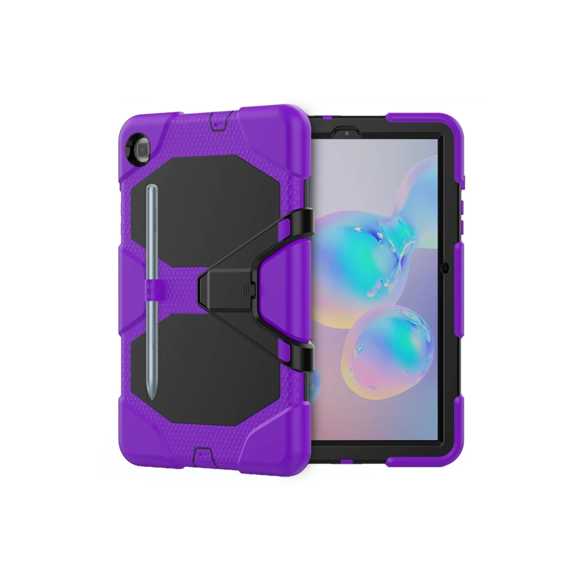 Samsung Galaxy T500 Tab A7 10.4 Kılıf Griffin Tablet Kapak - Mor