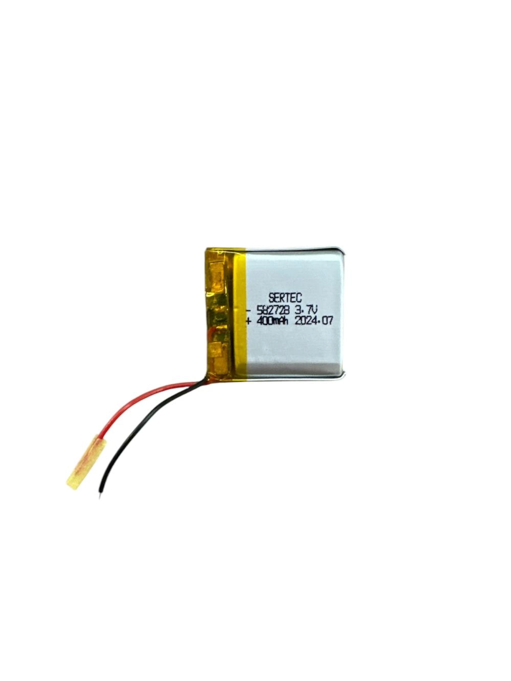 Li-Polymer Pil 3.7V 400mAh 1.5A Devreli Kullanım
