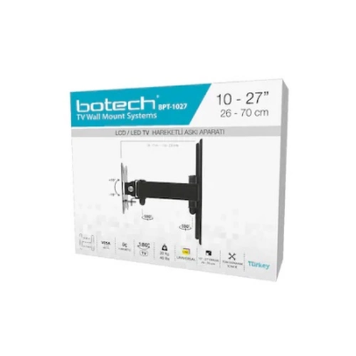 Hareketli TV Askı Aparatı 26x70 cm Duvar Montajı