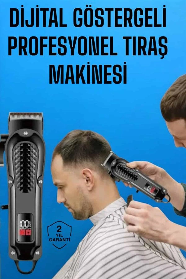 Taşınabilir Tıraş Makinesi Değiştirilebilir Tarak Başlıkları ile