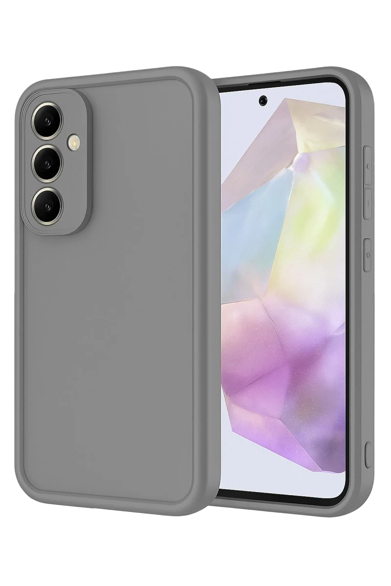 Samsung Galaxy A16 5G Uyumlu Kılıf Viera Silikon - Gri