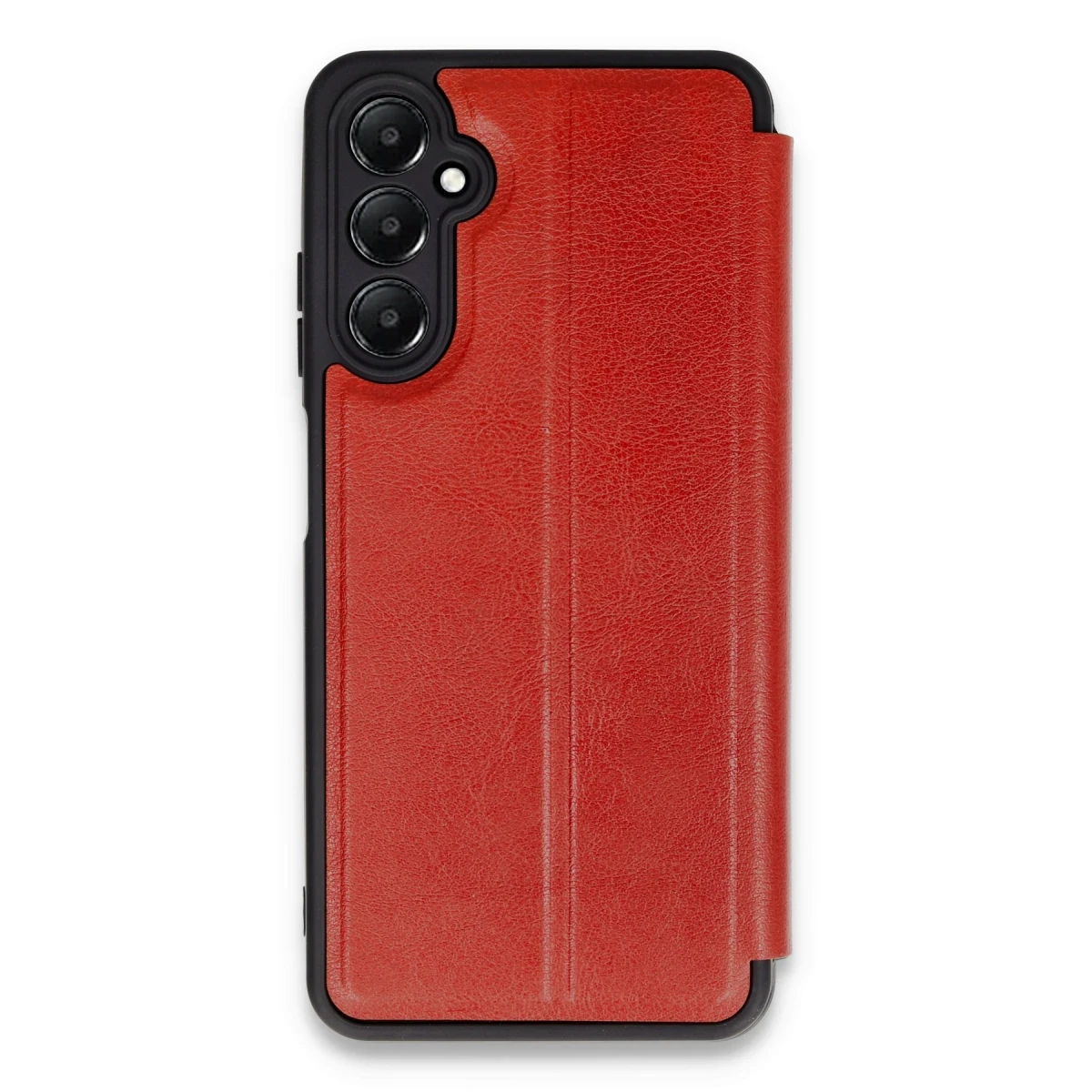 Samsung Galaxy A05S Kılıf Flip Cover - Kırmızı