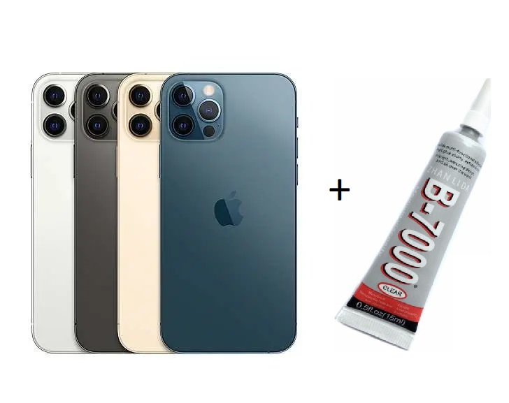 iPhone 12 PRO MAX Uyumlu Arka Batarya Pil Kapağı GRİ (B70