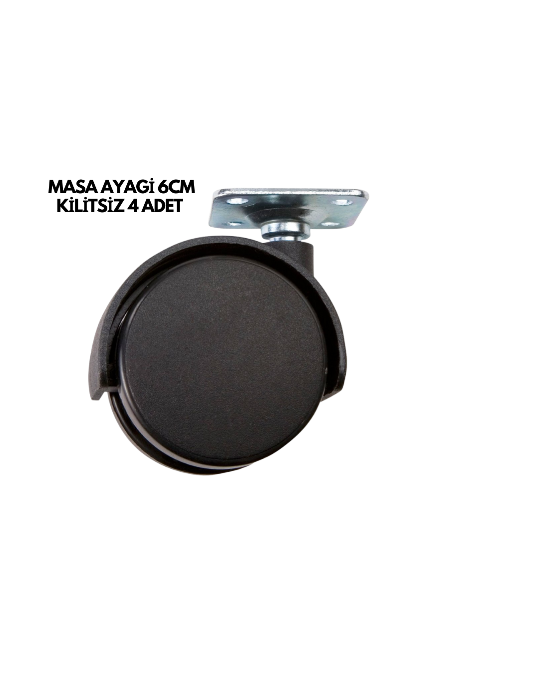 MASA AYAĞI 6CM KİLİTSİZ 4 ADET