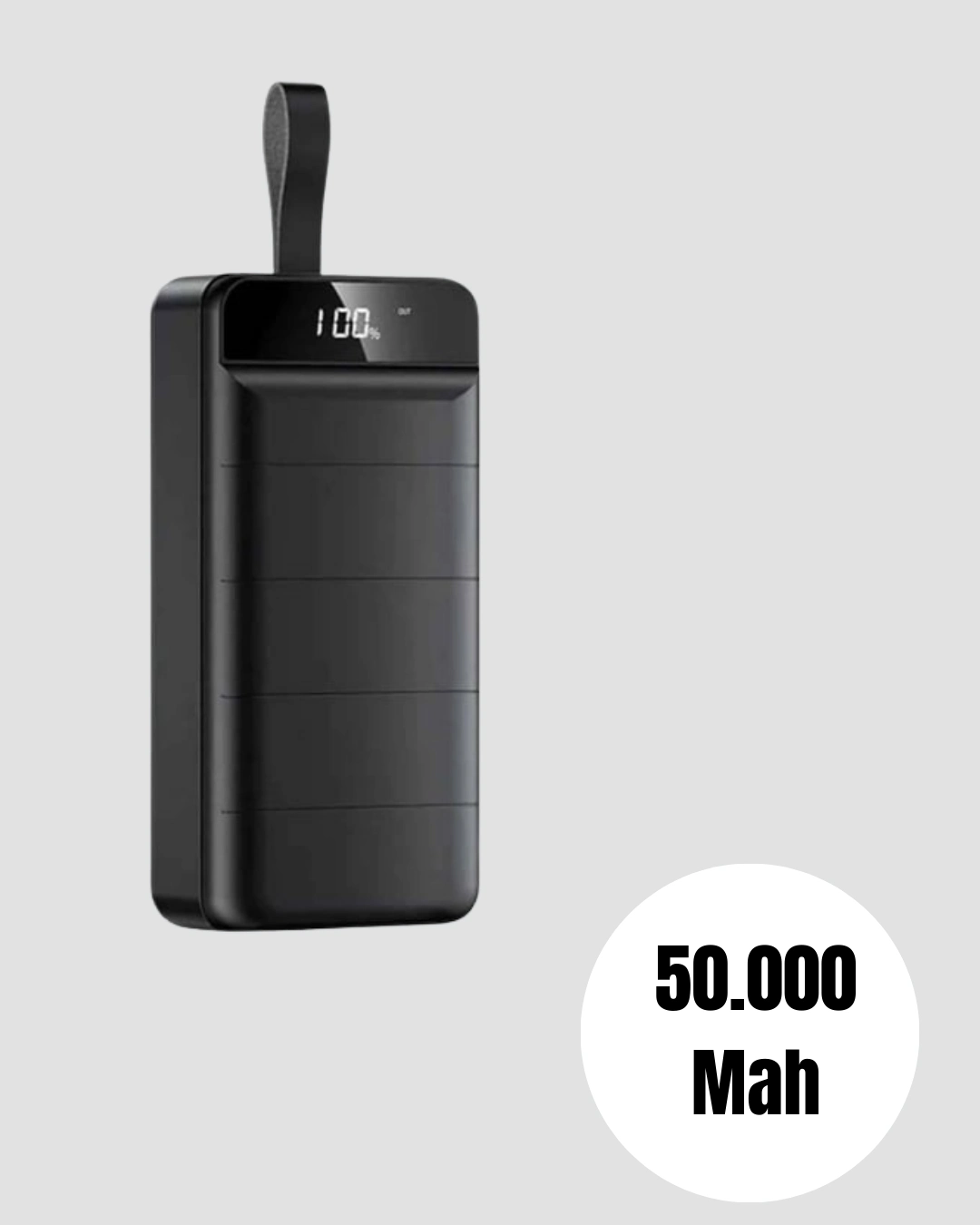 Ultra Güçlü 50.000 mAh Powerbank 4 USB Çıkışlı Taşınabilir Şarj Cihazı