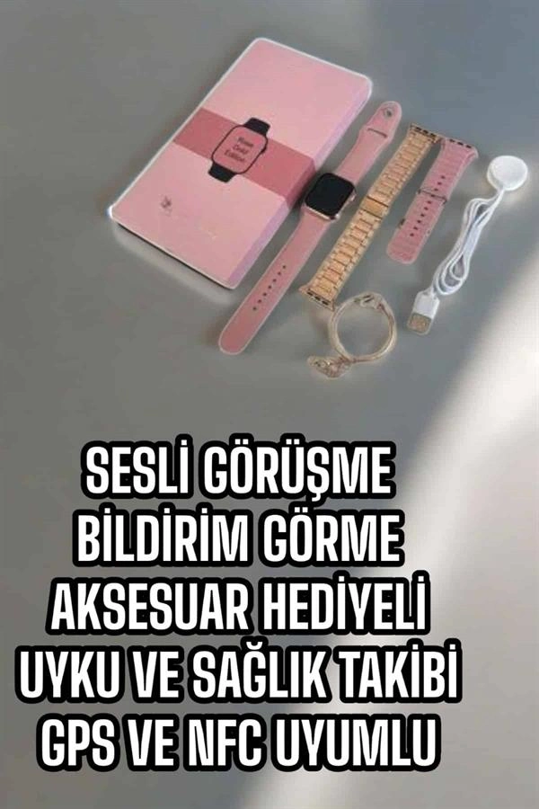 Modern Akıllı Saat Sesli Görüşme ve Sağlık Takibi
