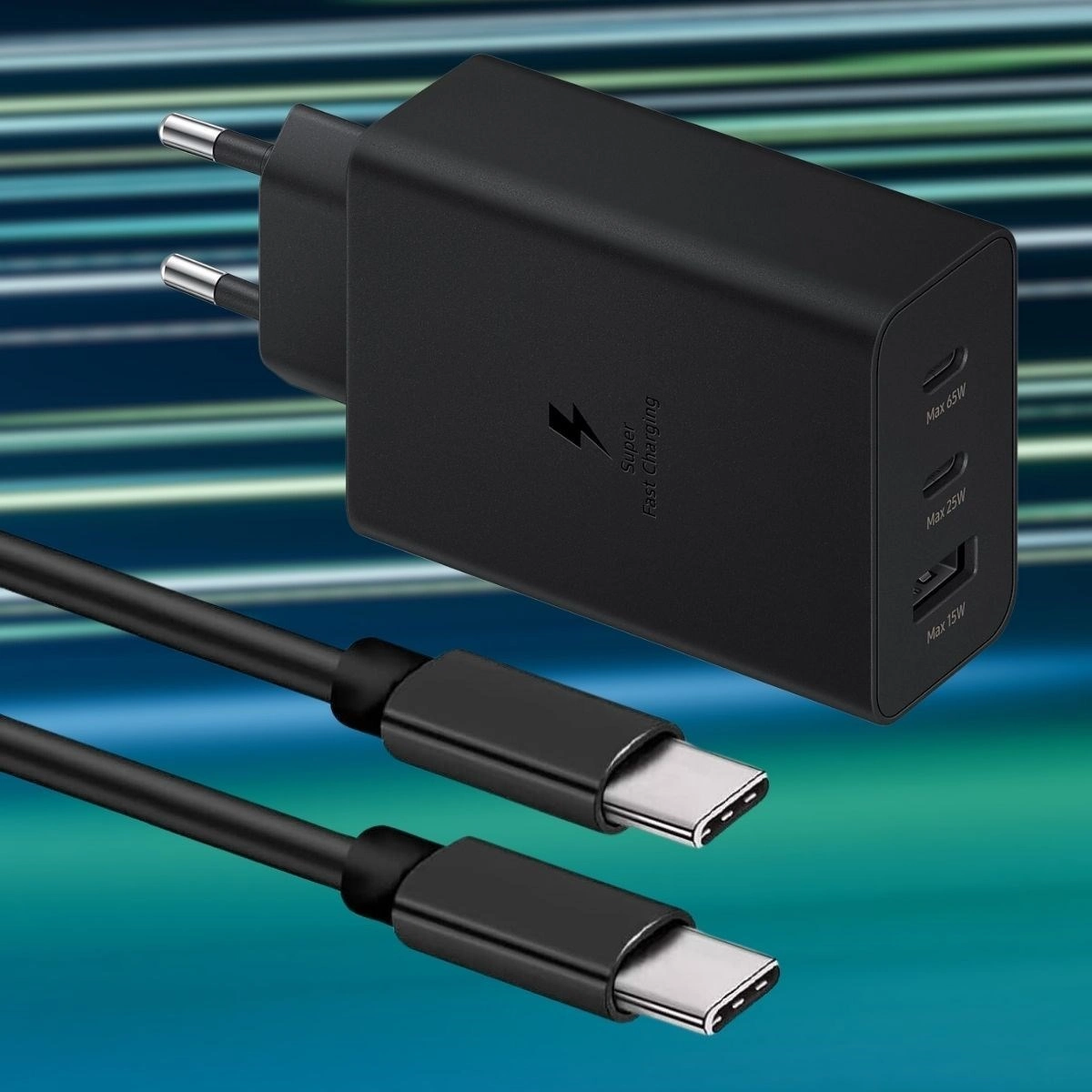 Kompakt 65W Hızlı Şarj Aleti Type-C Uyumlu