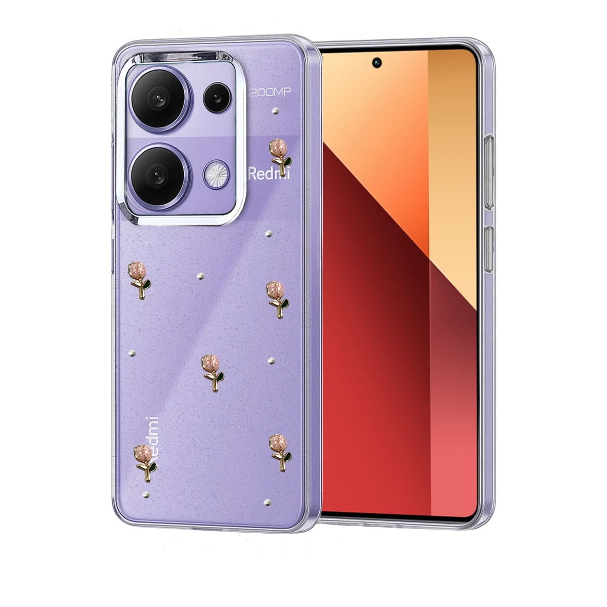 Xiaomi Redmi Note 13 Pro 4G Fiyonk Desenli Kapak - Desen 6
