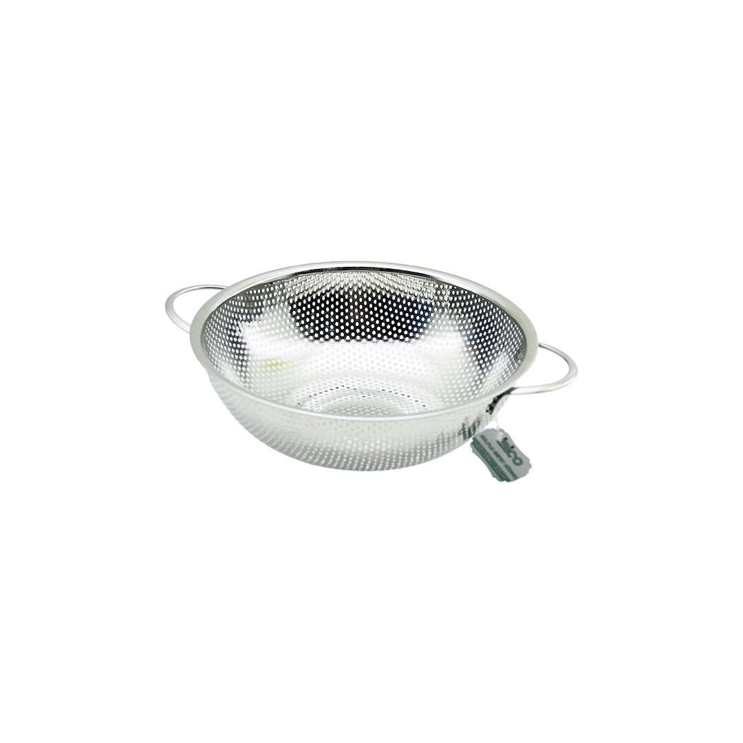 Şık Metal Kulplu Sepet Süzgeç 22 cm İnce Tel
