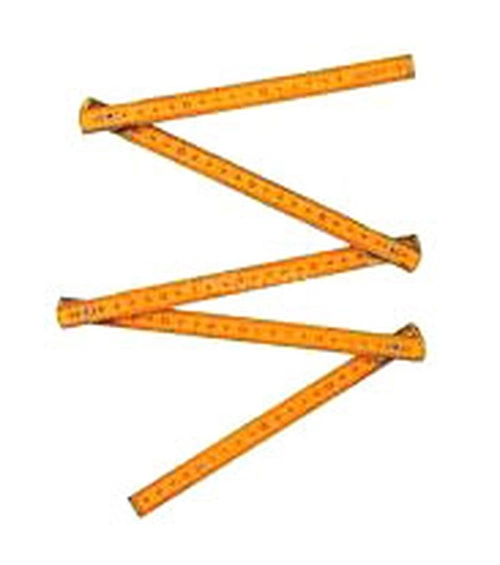 Katlanır Ahşap Metre 1 Metre Uzunluk Ölçüm Aracı