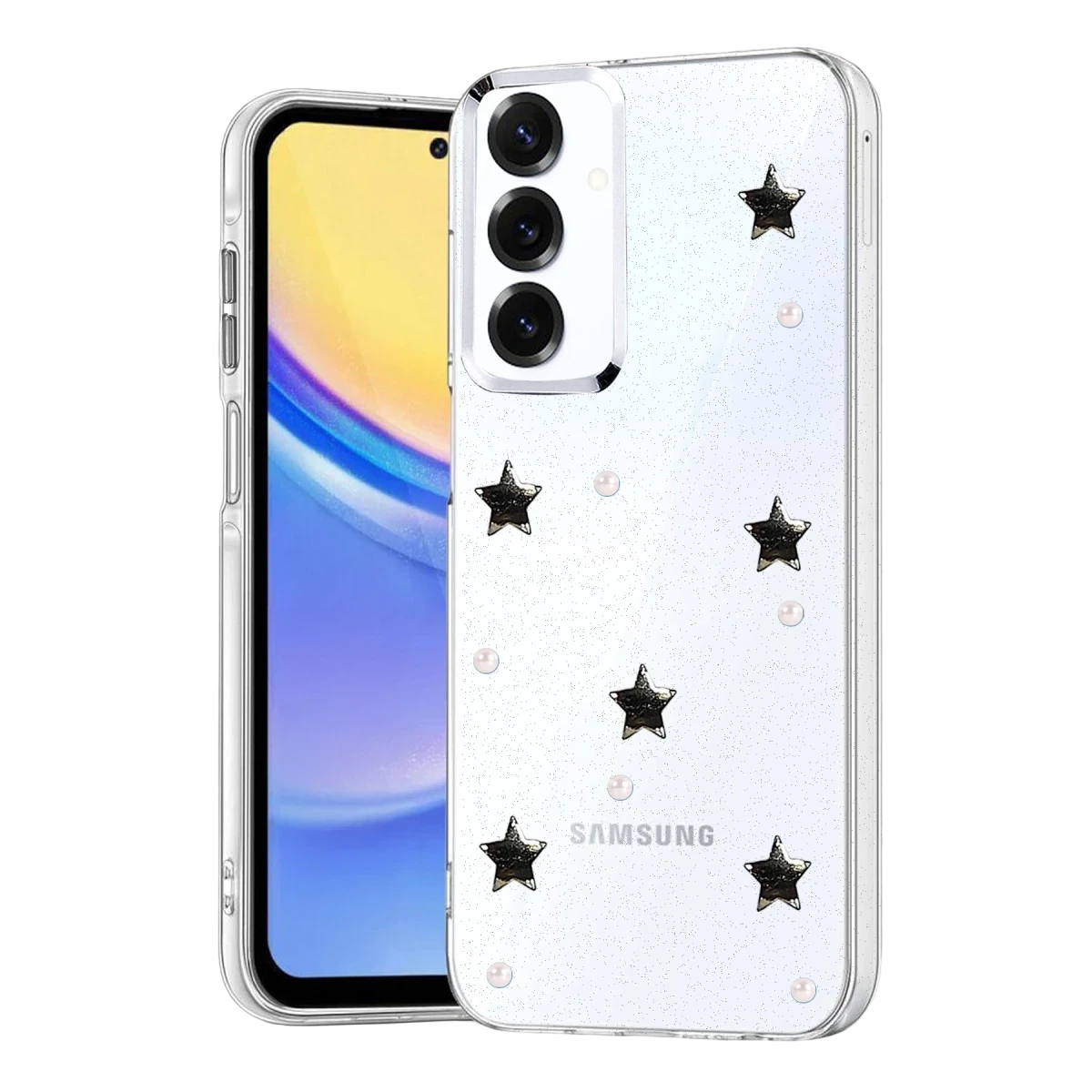 Samsung Galaxy S24 FE Fiyonk Desenli Kapak - Desen 7