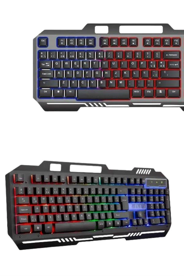LED Mekanik Gaming Klavye ve Mouse Seti