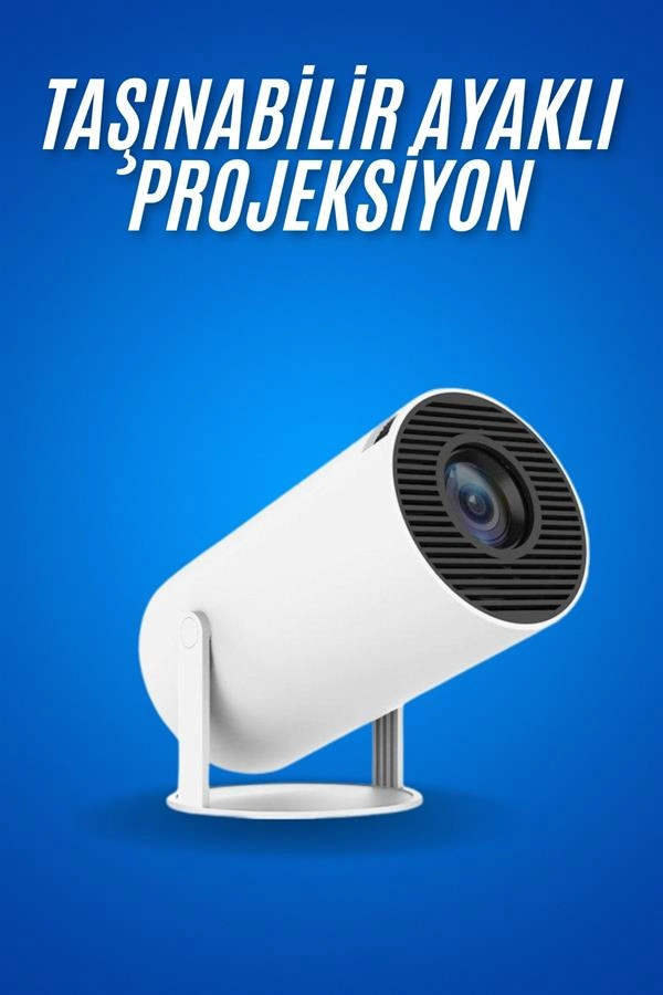 Taşınabilir Mini Projektör 720P HDMI USB Wi-Fi Ekran