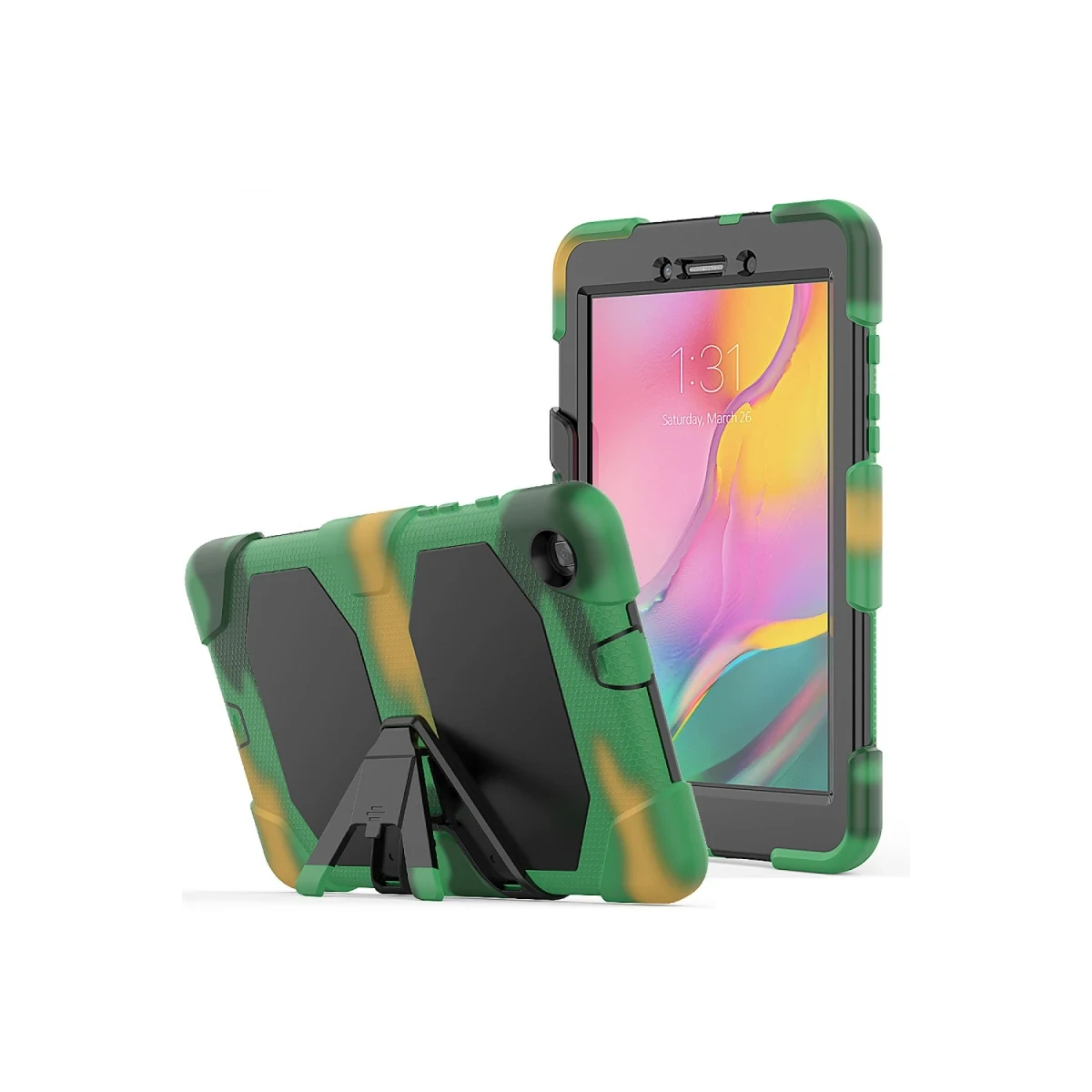 Samsung Galaxy T290 Tab A 8 Kılıf Griffin Tablet Kapak - Kamuflaj