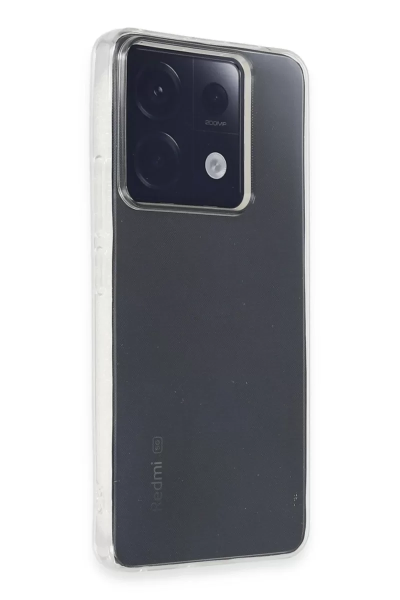 Xiaomi Poco X6 Uyumlu Kılıf Lüx Şeffaf Silikon