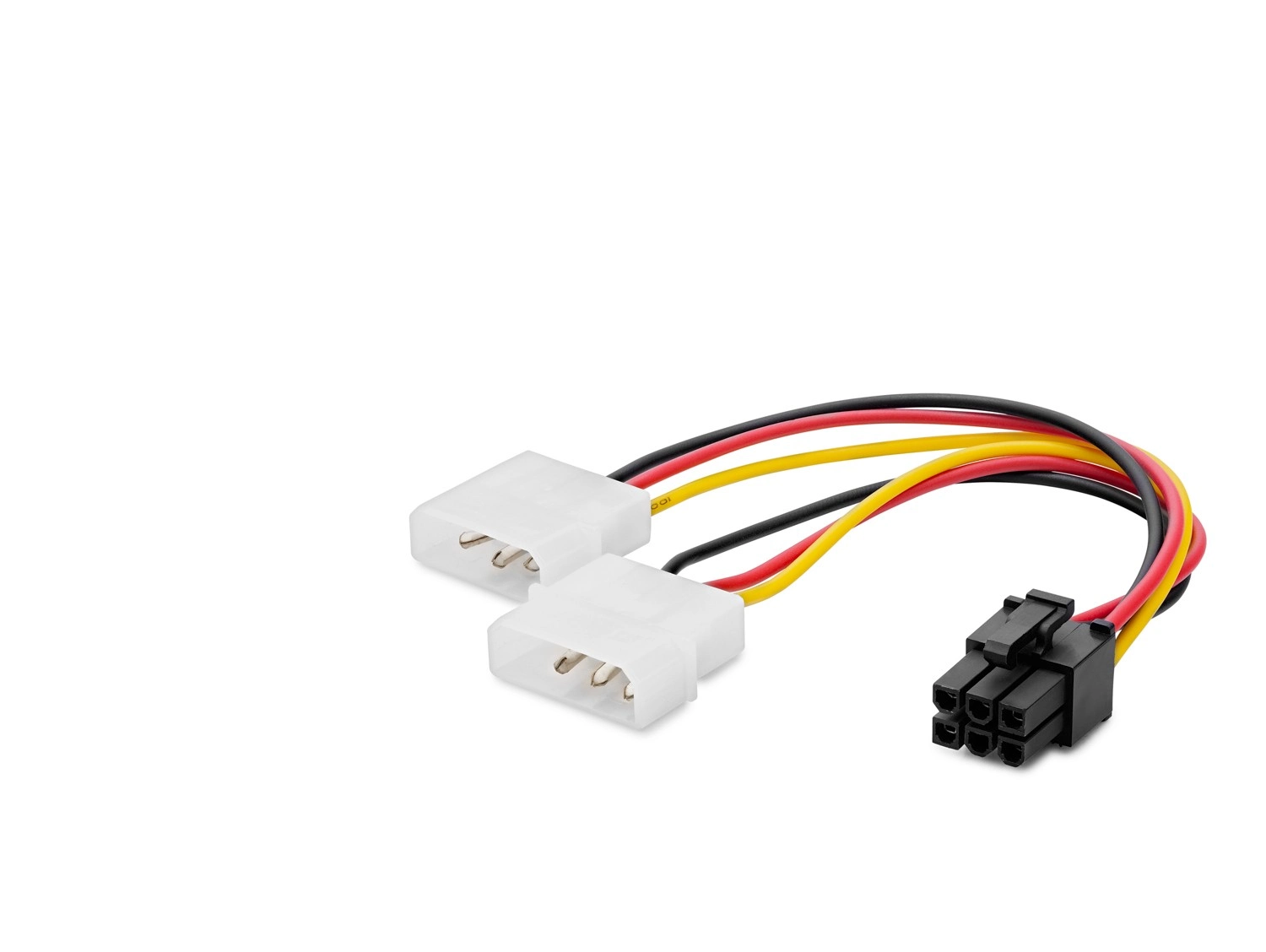 Molex 2X 4 Pin 12V Ekran Kartı Güç Kablosu 26 Cm