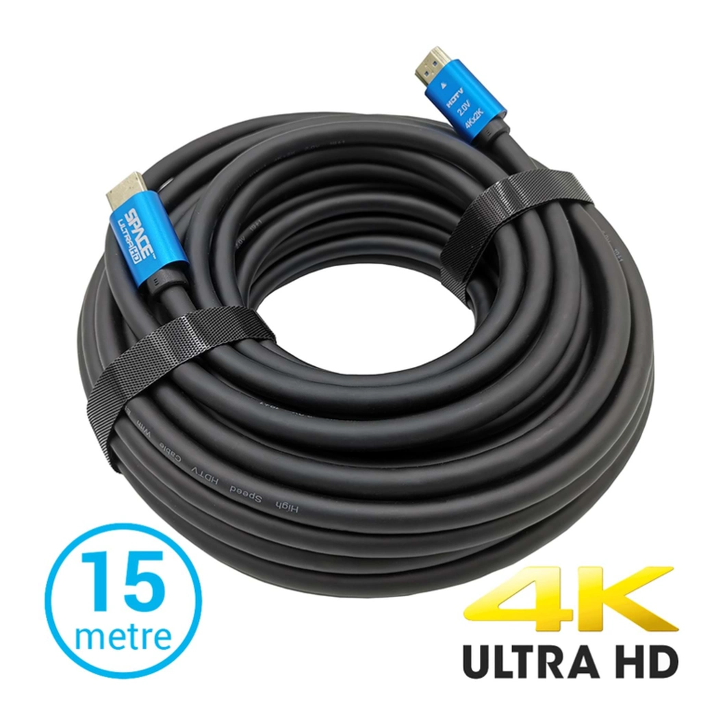 Uzun Mesafe 4K HDMI Kablo 15 Metre Tüm Cihazlar İçin