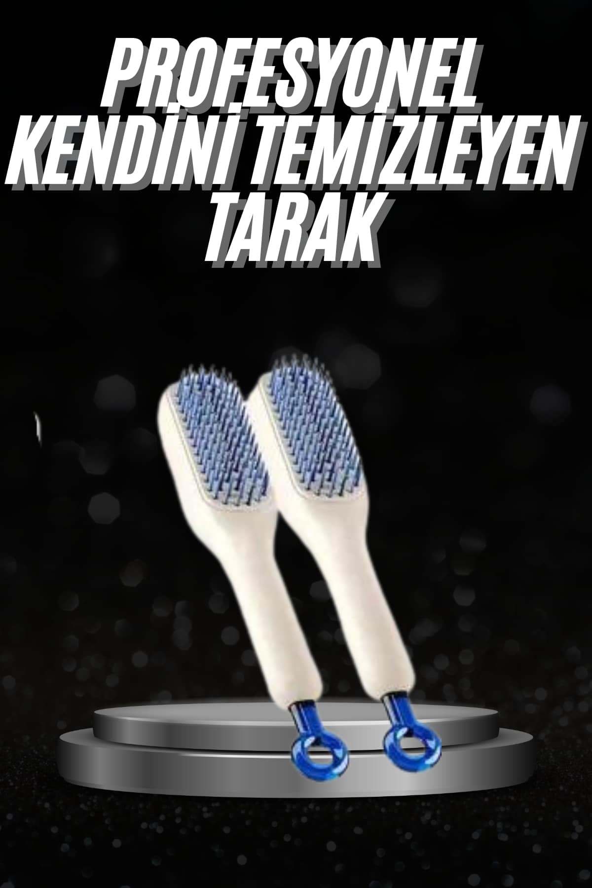 Kendi kendini Temizleyebilen Hijyenik Saç Fırçası Anti-Statik Teknolojisi