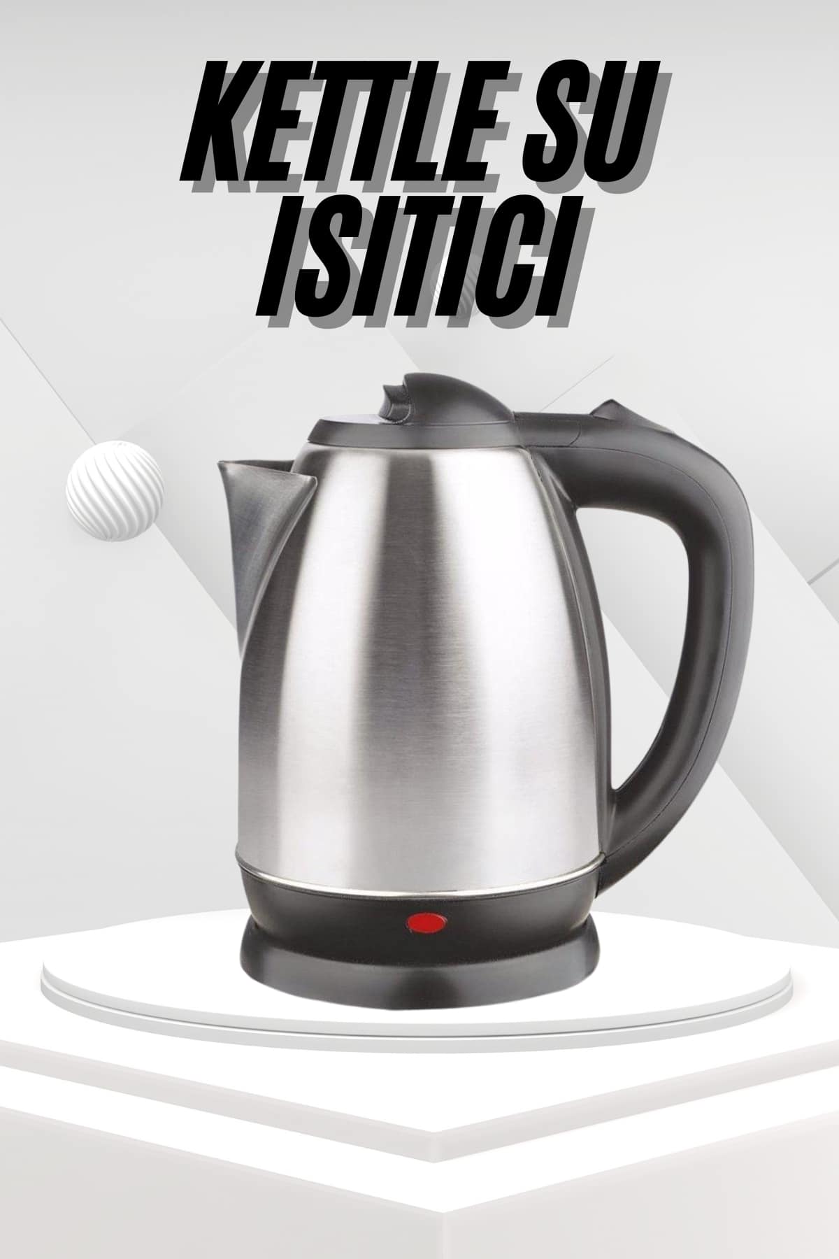 Yeni Nesil Saplı Uzun Ömürlü Paslanmaz Çelik Su Isıtıcı Kettle