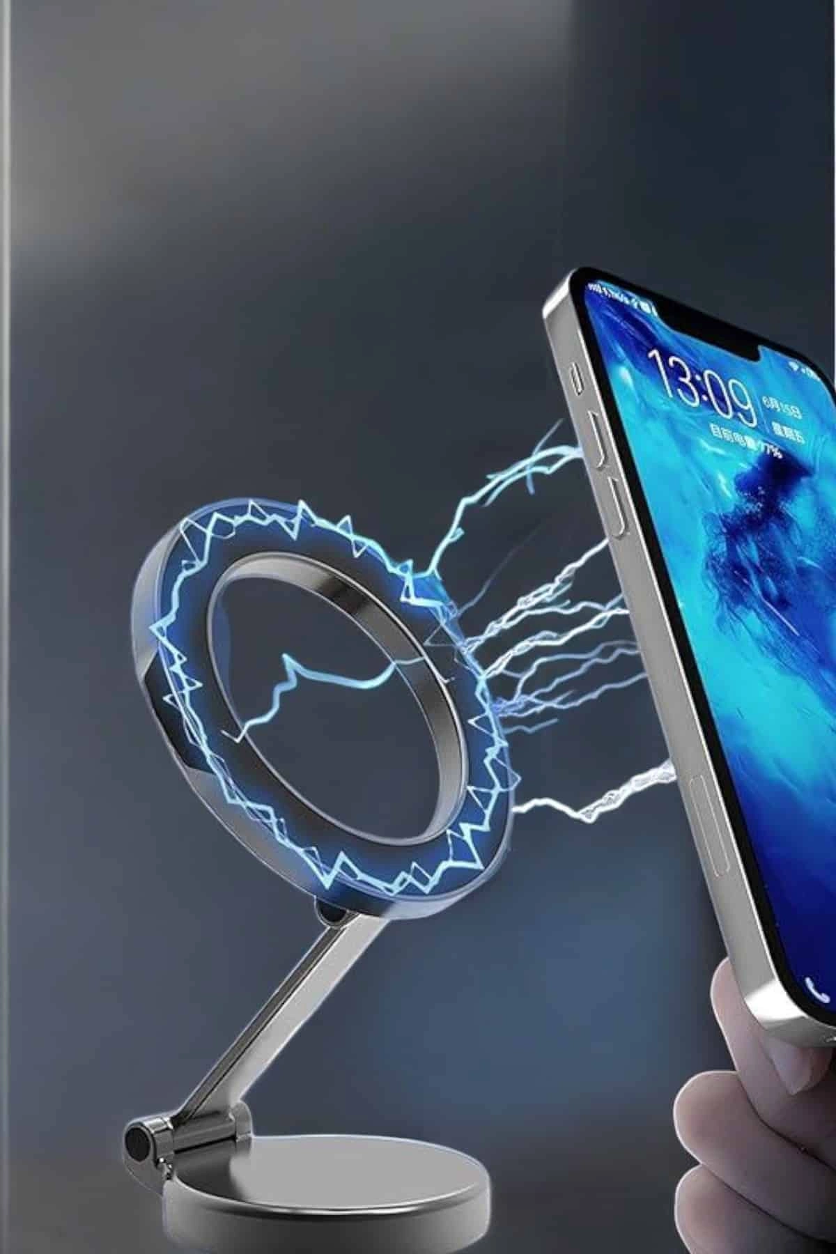 Katlanabilir Manyetik Telefon Tutucu - Tüm Arabalar İçin Uyumlu