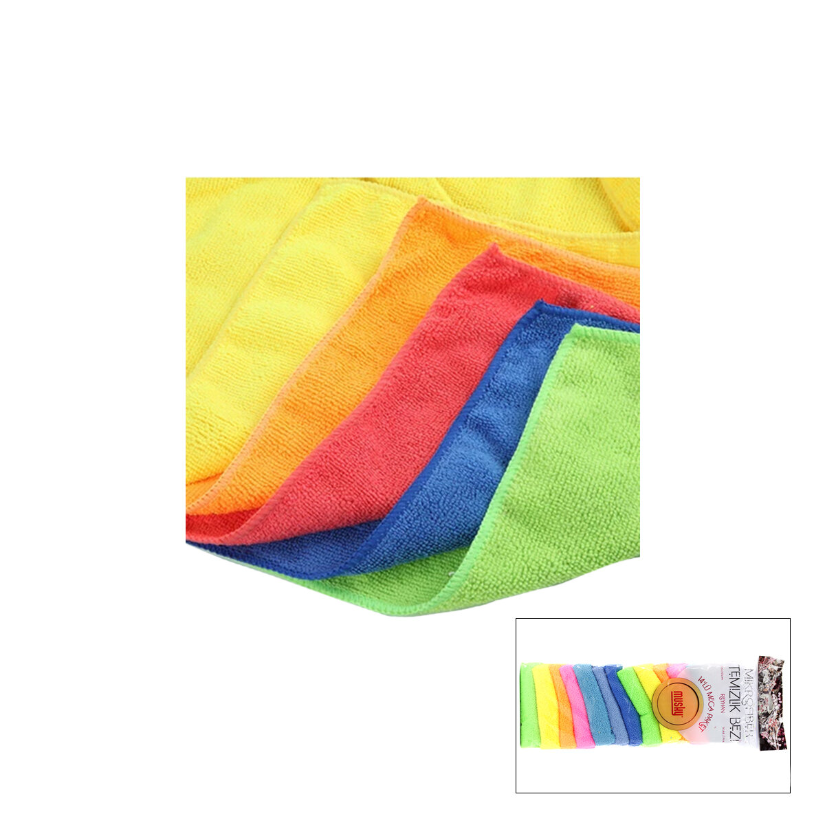 14PCS Mikrofiber Temizlik Bezi 30X30CM