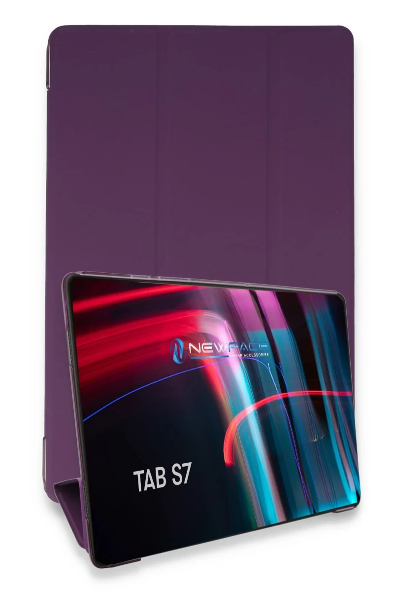 Samsung Galaxy T870 Tab S7 11 Kılıf Tablet Smart Kılıf - Mor