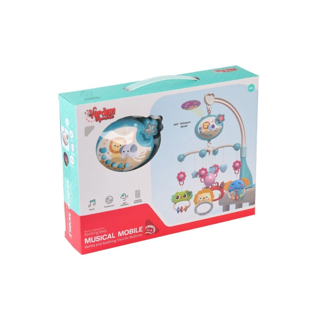 Müzikli Dönence Işıklı 1 Adet Bebek Oyun Aracı