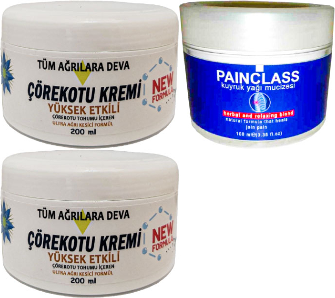 Çörek Otu Kremi White Box 2 Adet 200 ml + Painclass Kuyruk Yağı Kremi 100 ml / Krem Seti