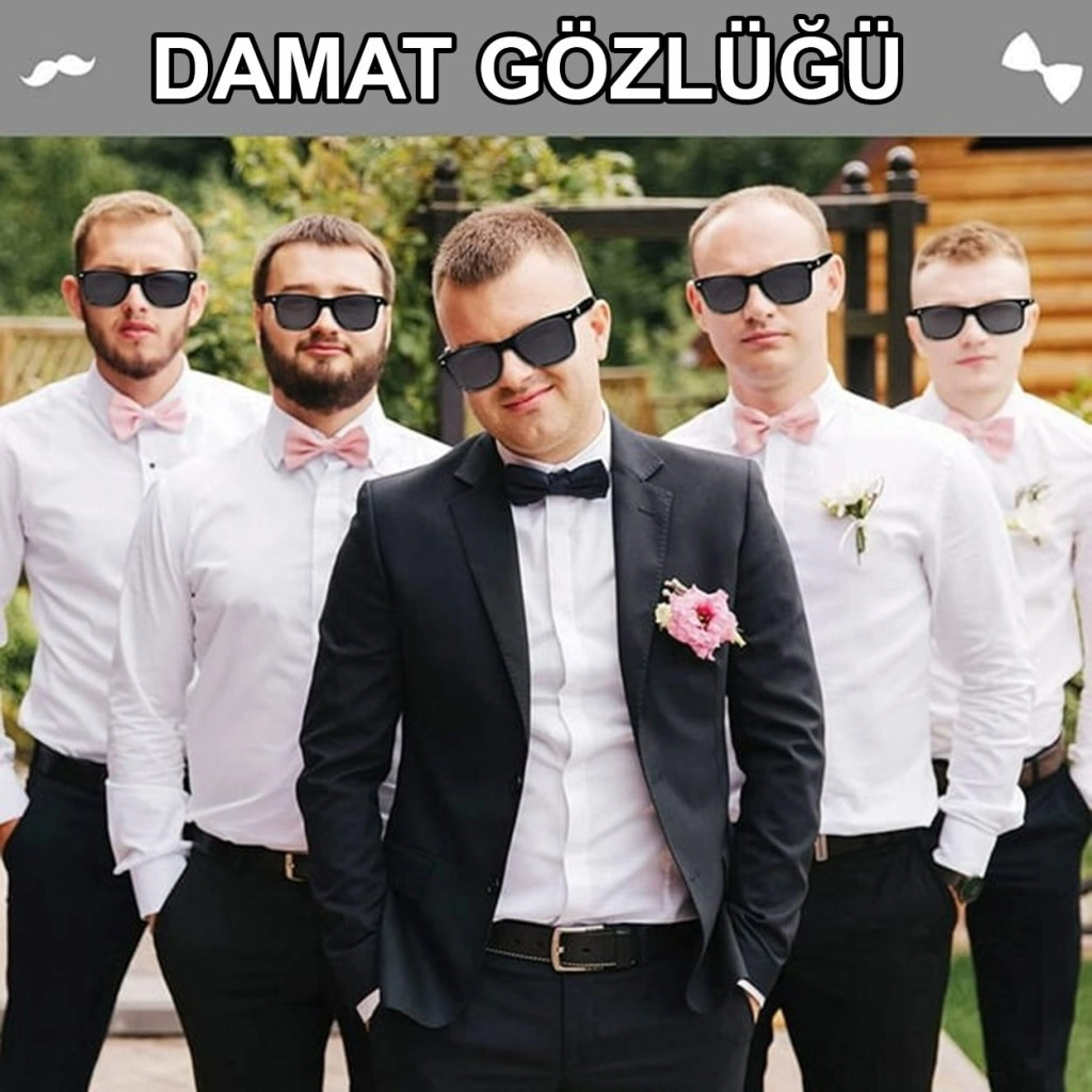 Düğün Aksesuarı Damat Gözlüğü - Bekarlığa Veda Partisi