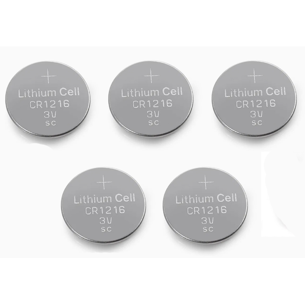 CR1216 Süper Lityum 3V 5’li Kart Düğme Pil